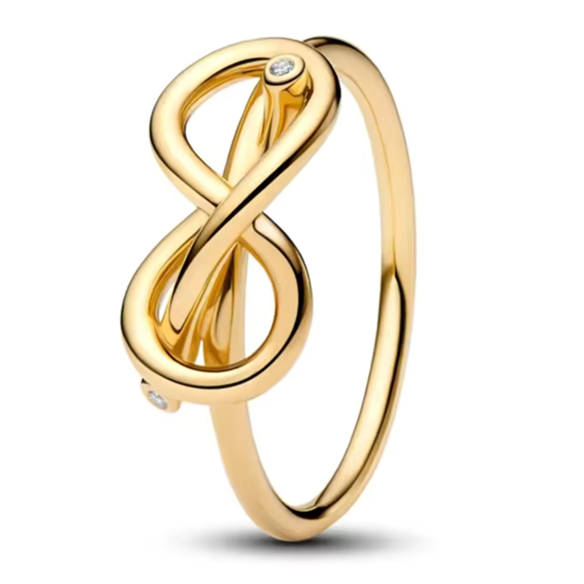 Elegant Infinity Ring – Gold or Silver - Image 3