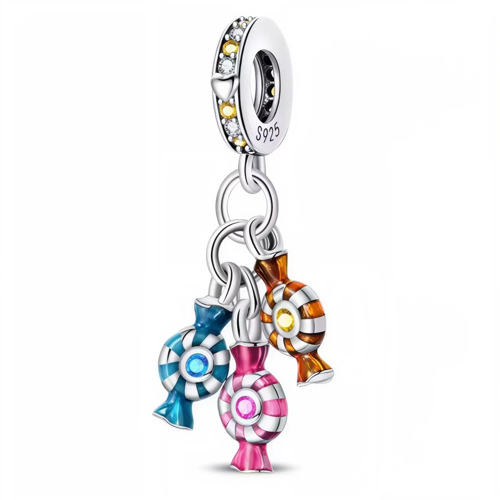 Charm Pendant - Gourmet Lollipops Trio