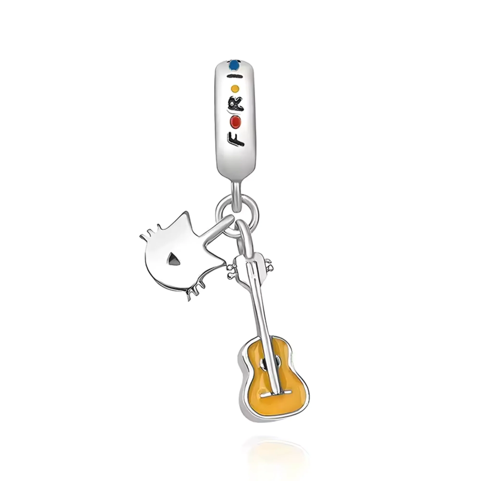 Charm Pendant - Cat with a Guitar | Friends