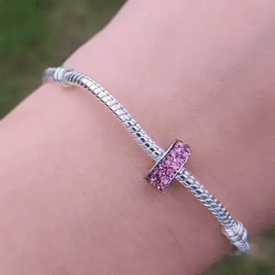 Charm Clips - Pink Pave - Image 3