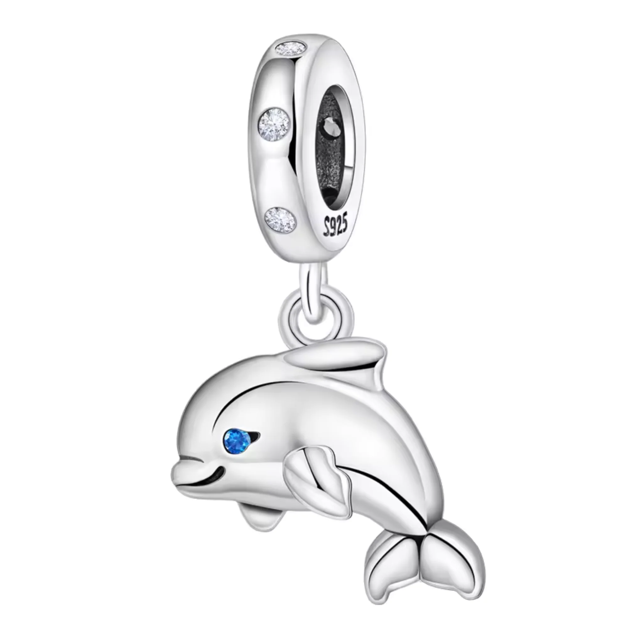 Silver Dolphin Charm – Marine Freedom and Oceanic Grace