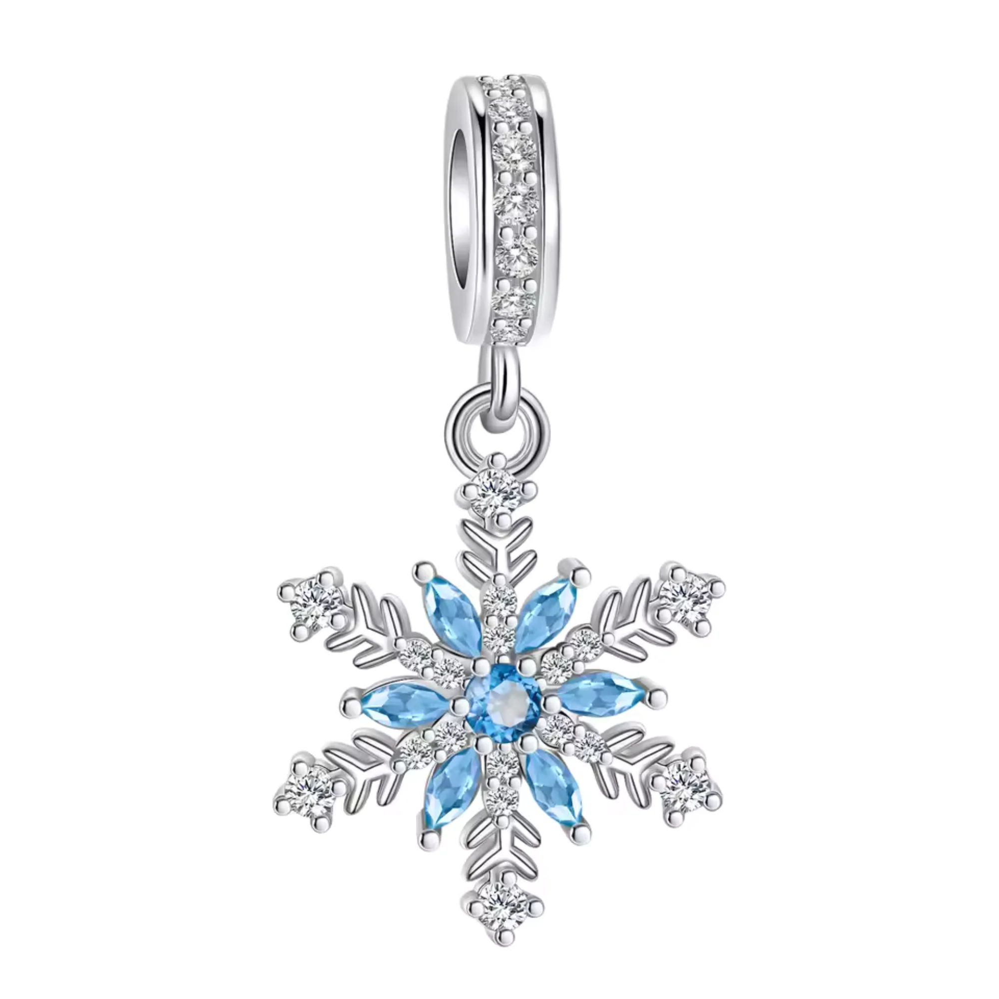 Charm Pendant - Snowflake (Version 2)