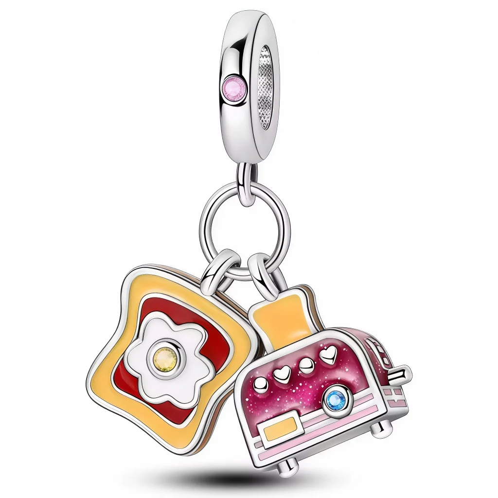 Charm Pendant - Toasted Breakfast