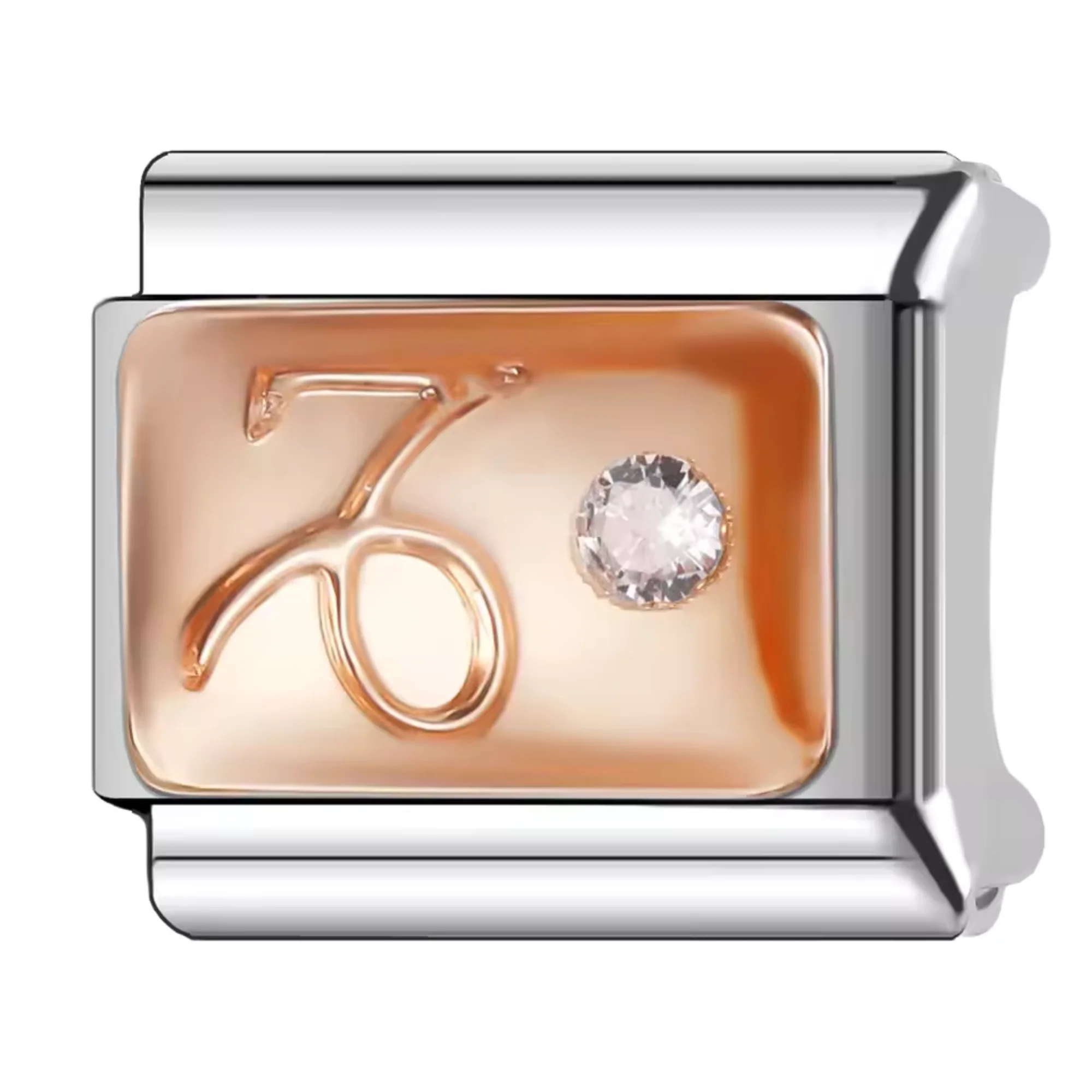 Silver and Rose Gold Italian Charm – Astrological Sign - Image 11