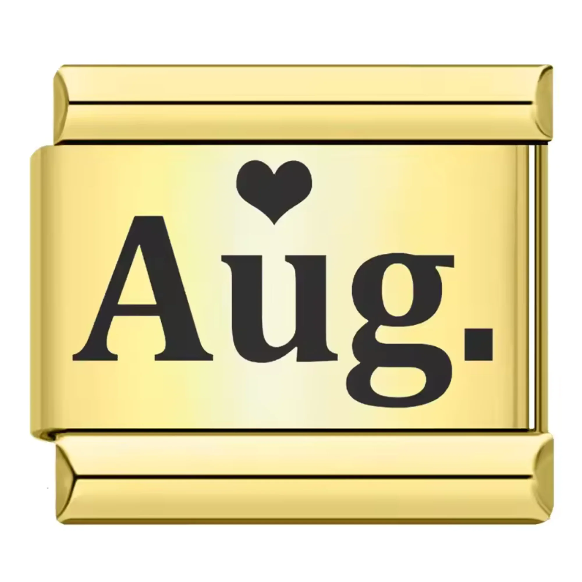Golden Italian Charm – Month - Image 8