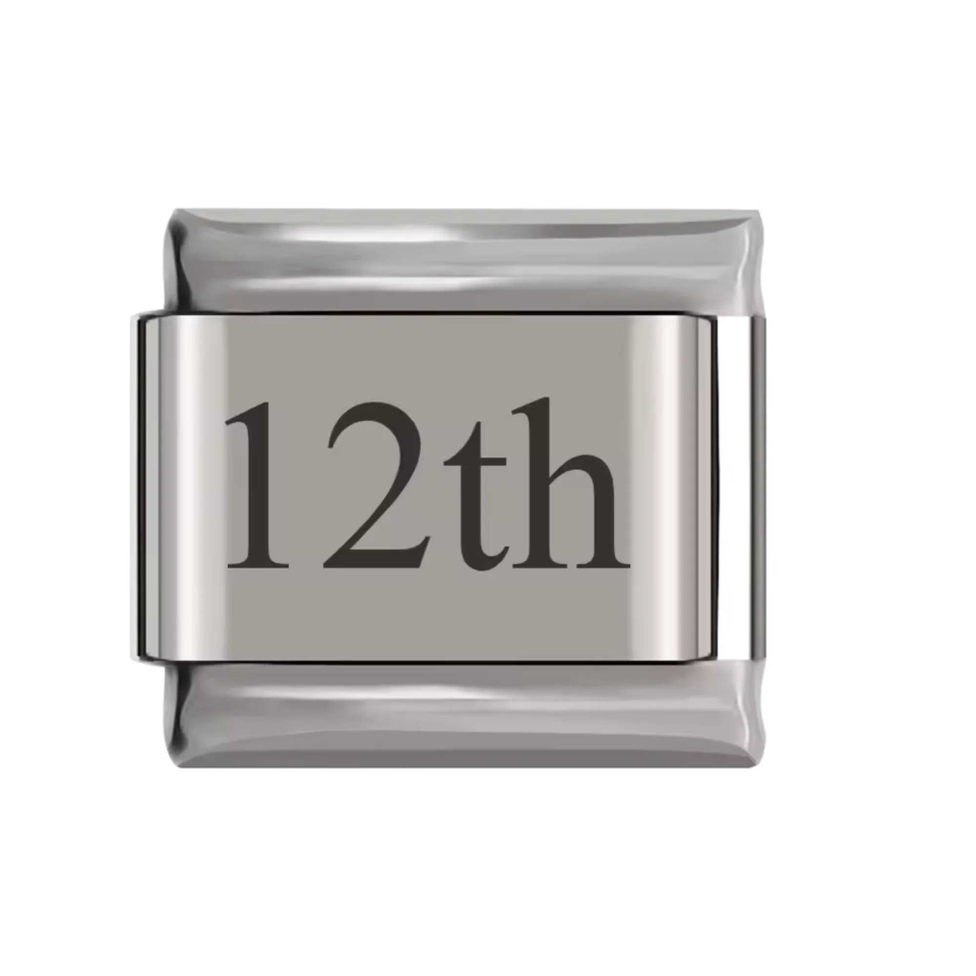 Italian Charm – Silver Number (1st to 31st) - Image 13
