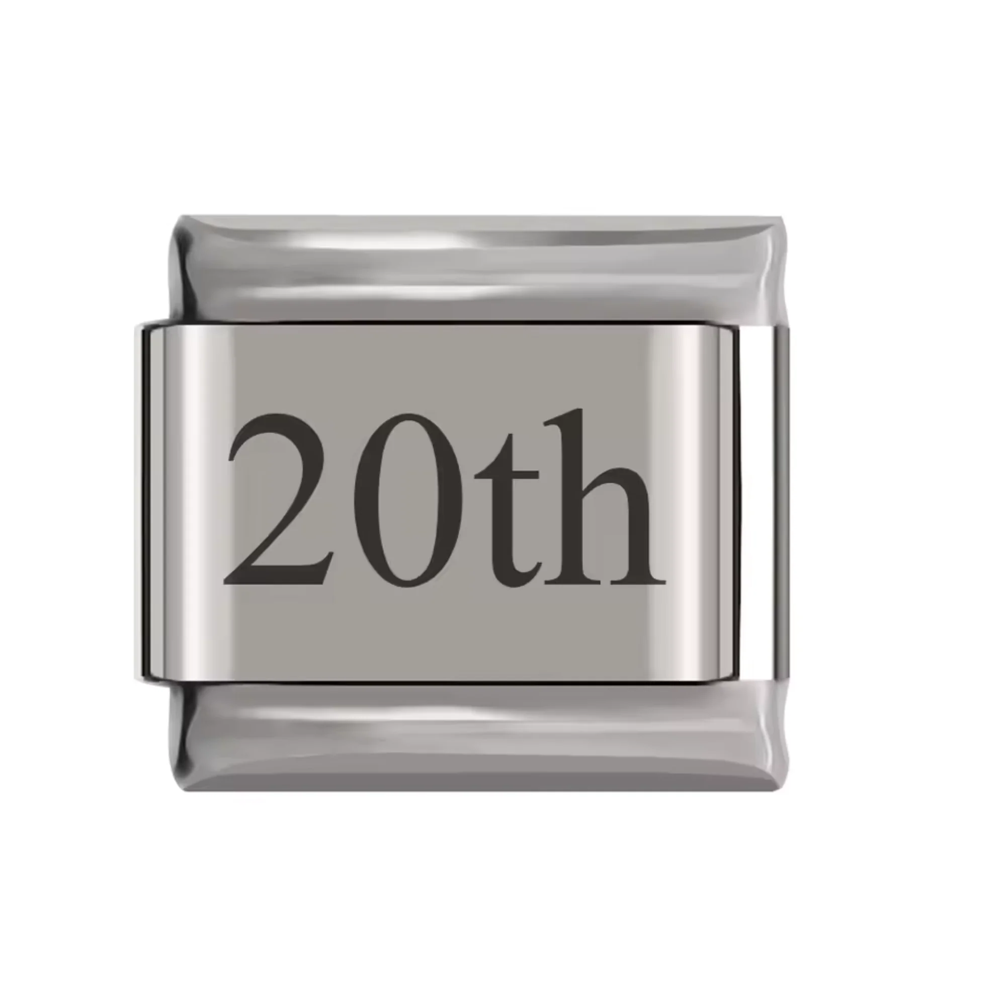 Italian Charm – Silver Number (1st to 31st) - Image 21