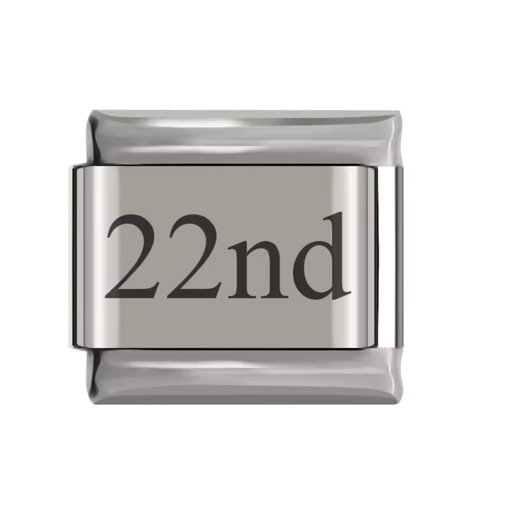 Italian Charm – Silver Number (1st to 31st) - Image 23