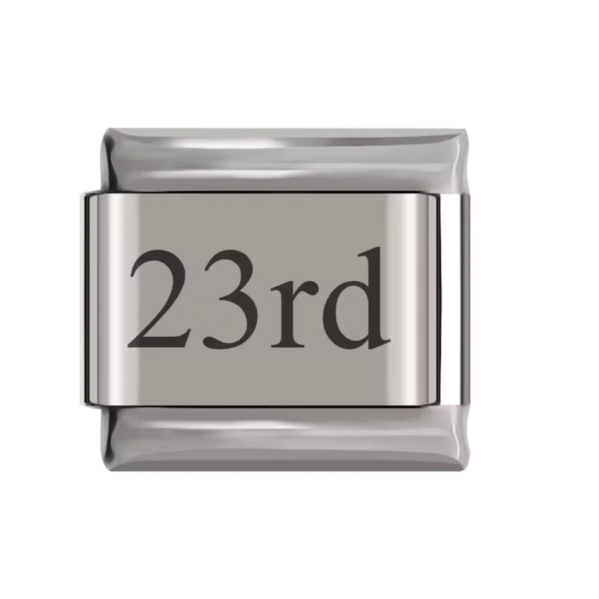 Italian Charm – Silver Number (1st to 31st) - Image 24