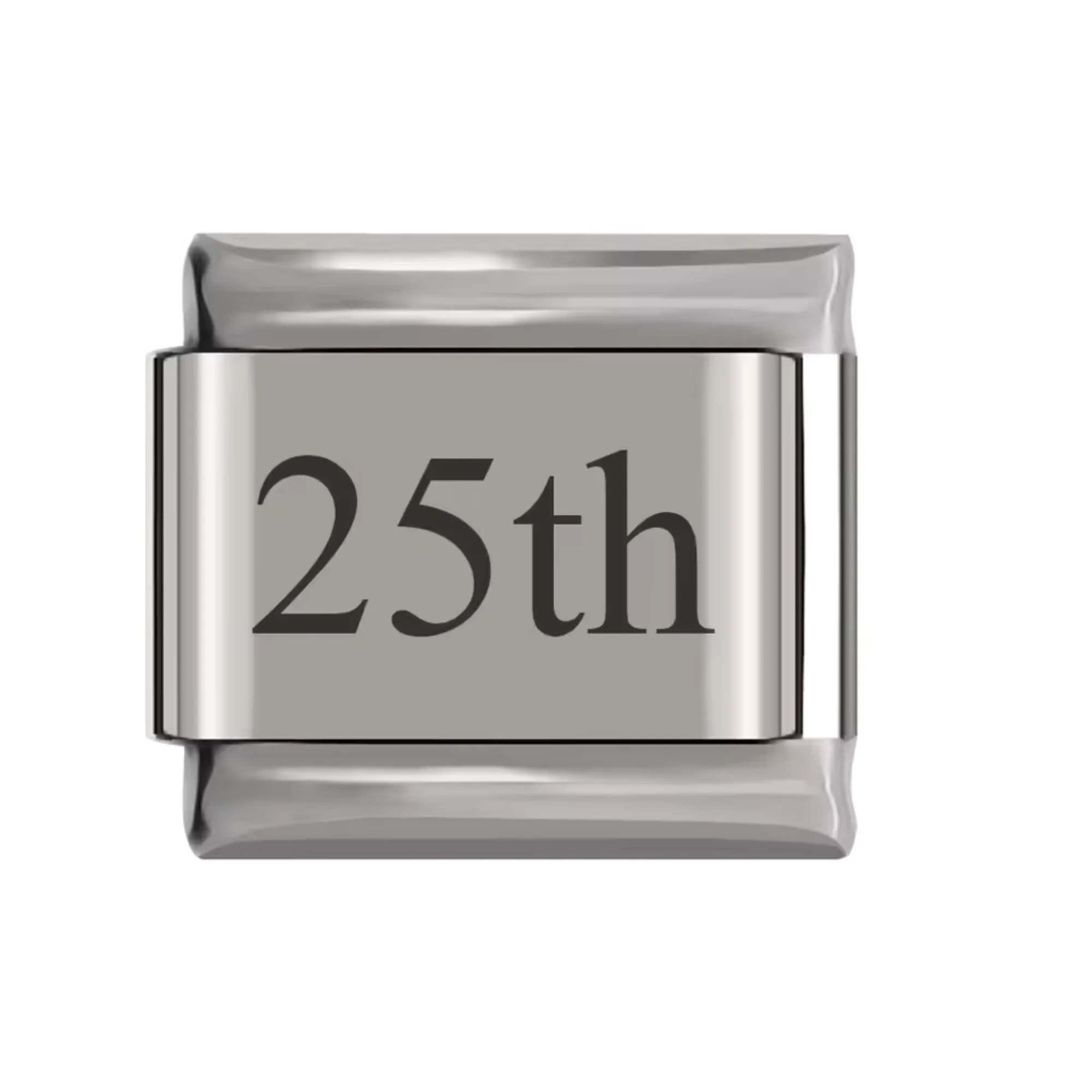 Italian Charm – Silver Number (1st to 31st) - Image 26