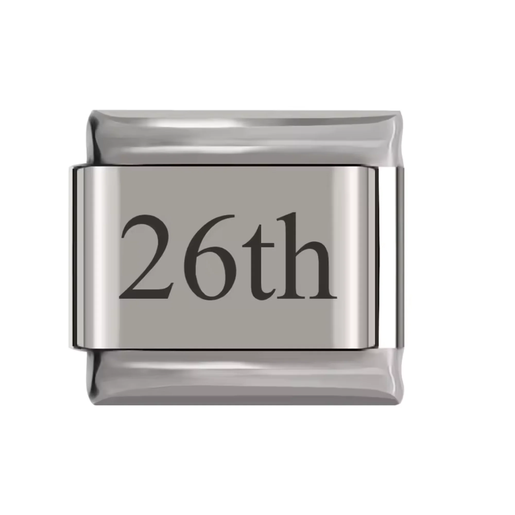 Italian Charm – Silver Number (1st to 31st) - Image 27