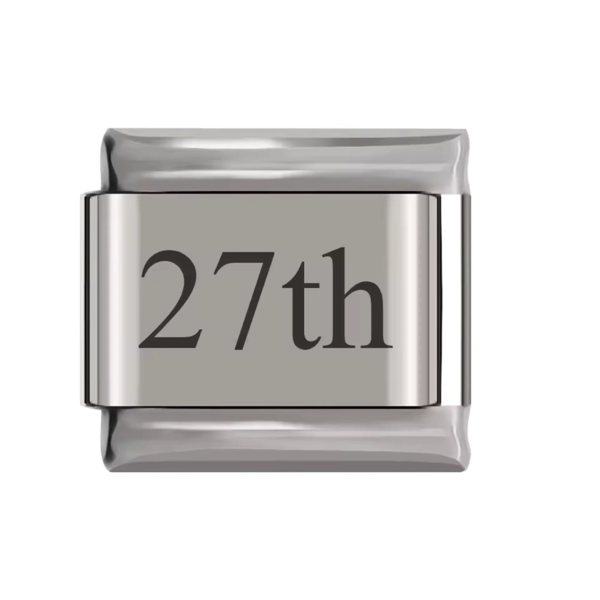 Italian Charm – Silver Number (1st to 31st) - Image 28