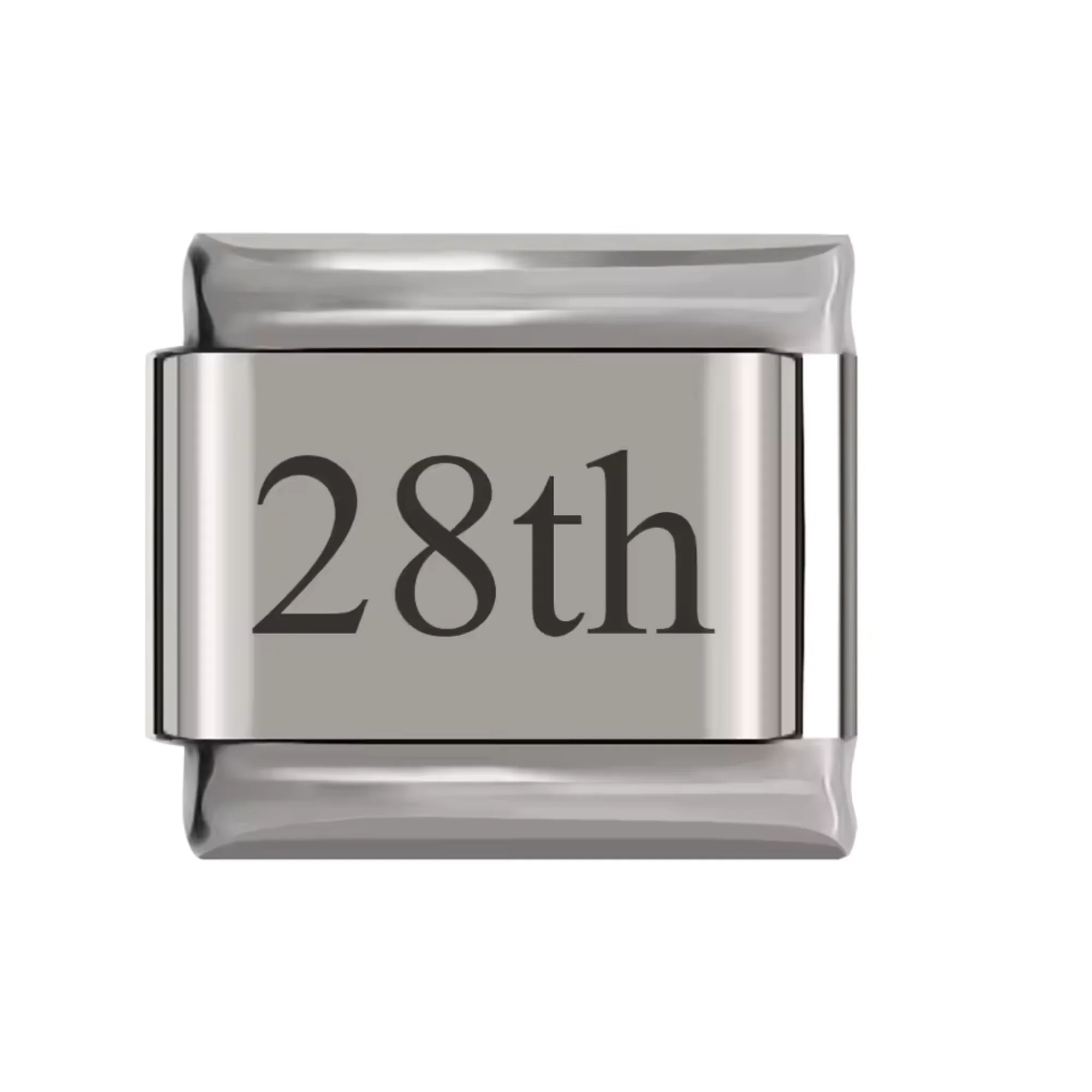 Italian Charm – Silver Number (1st to 31st) - Image 29