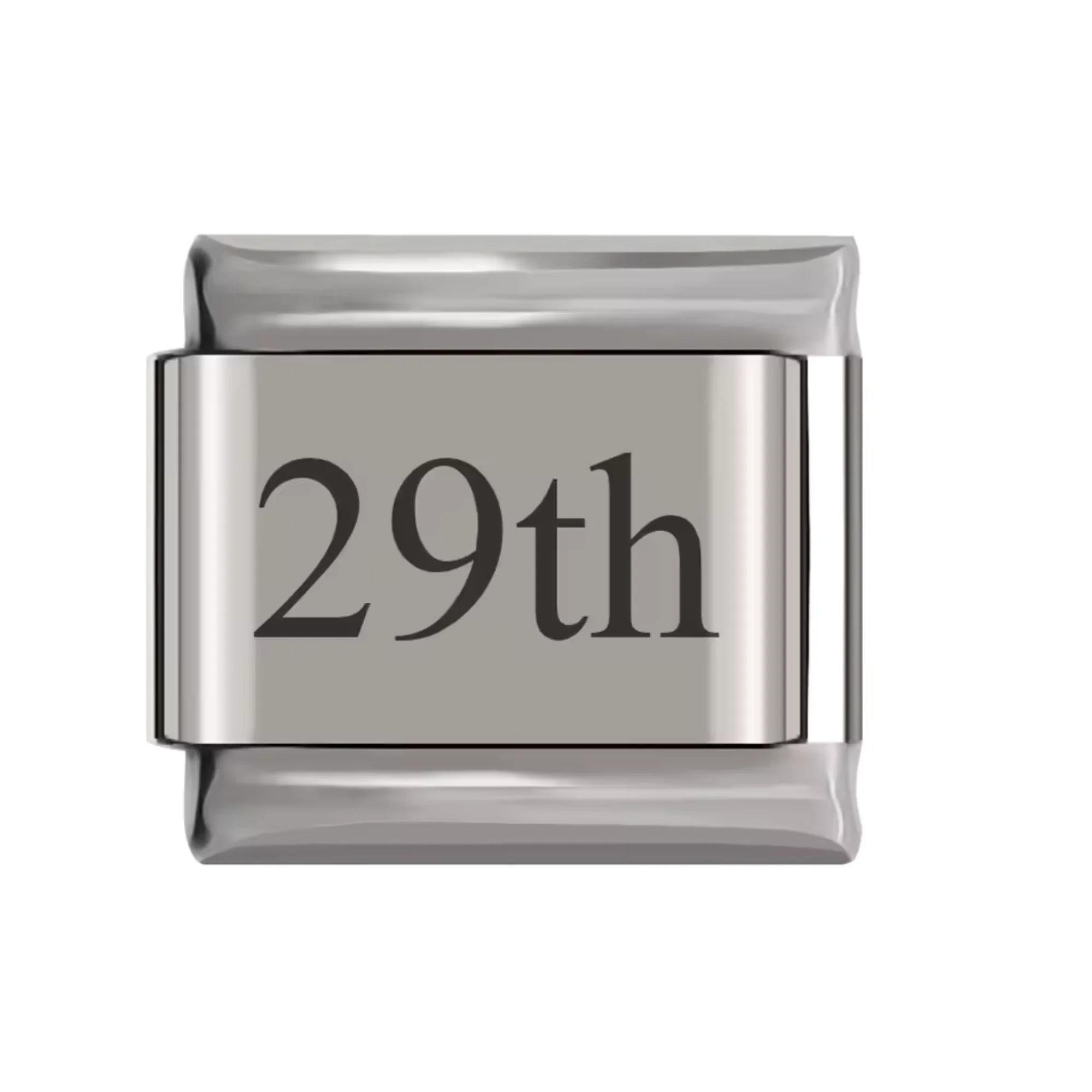 Italian Charm – Silver Number (1st to 31st) - Image 30