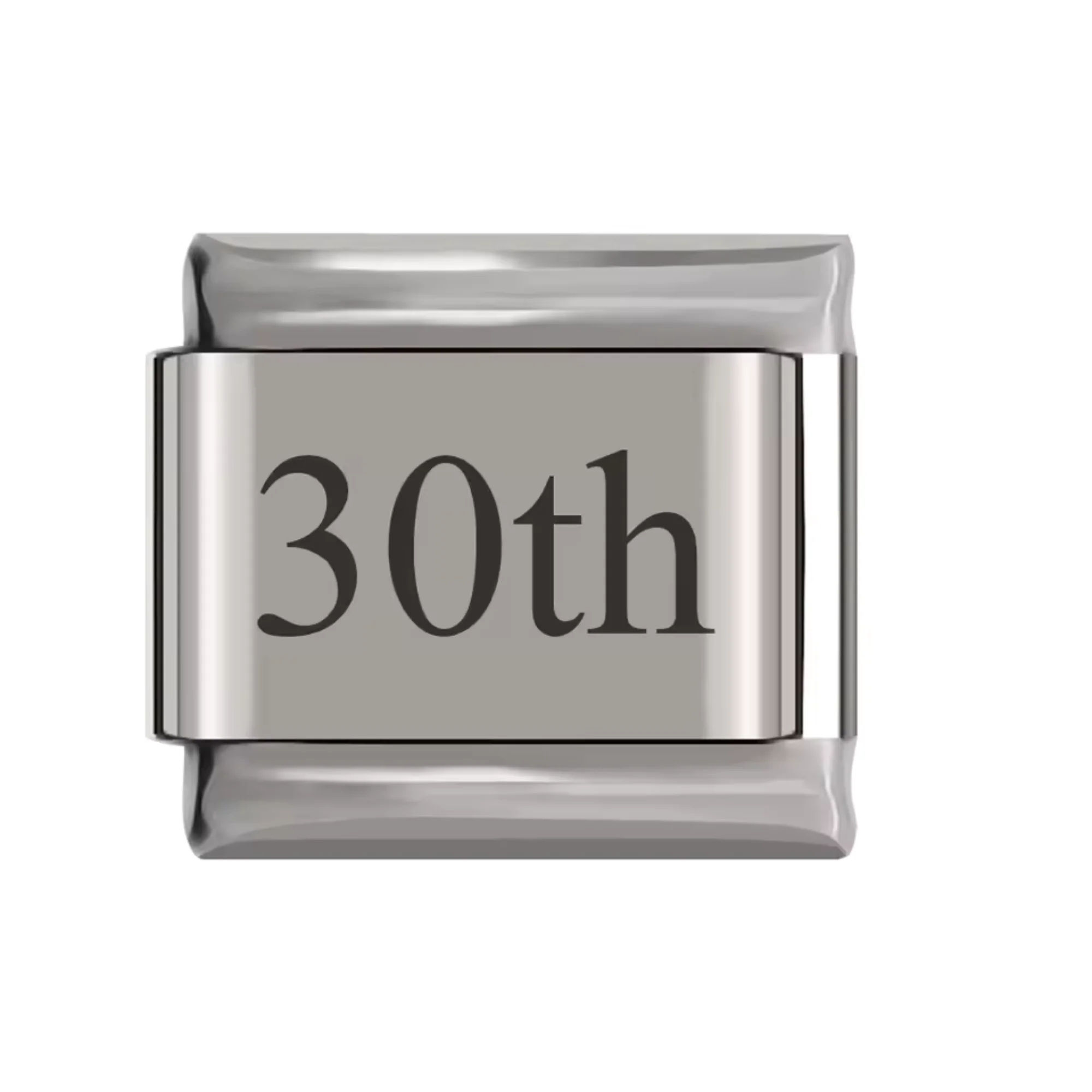 Italian Charm – Silver Number (1st to 31st) - Image 31