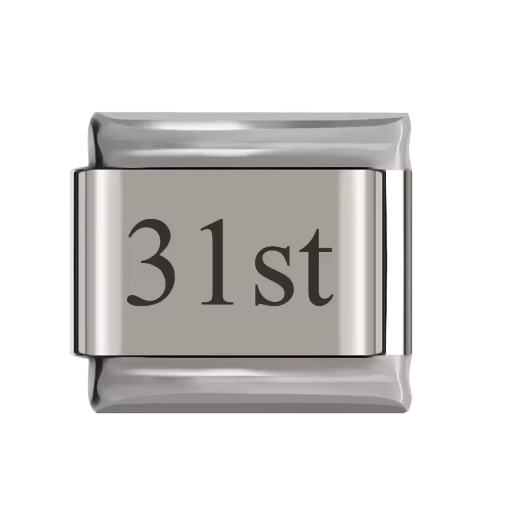 Italian Charm – Silver Number (1st to 31st) - Image 32