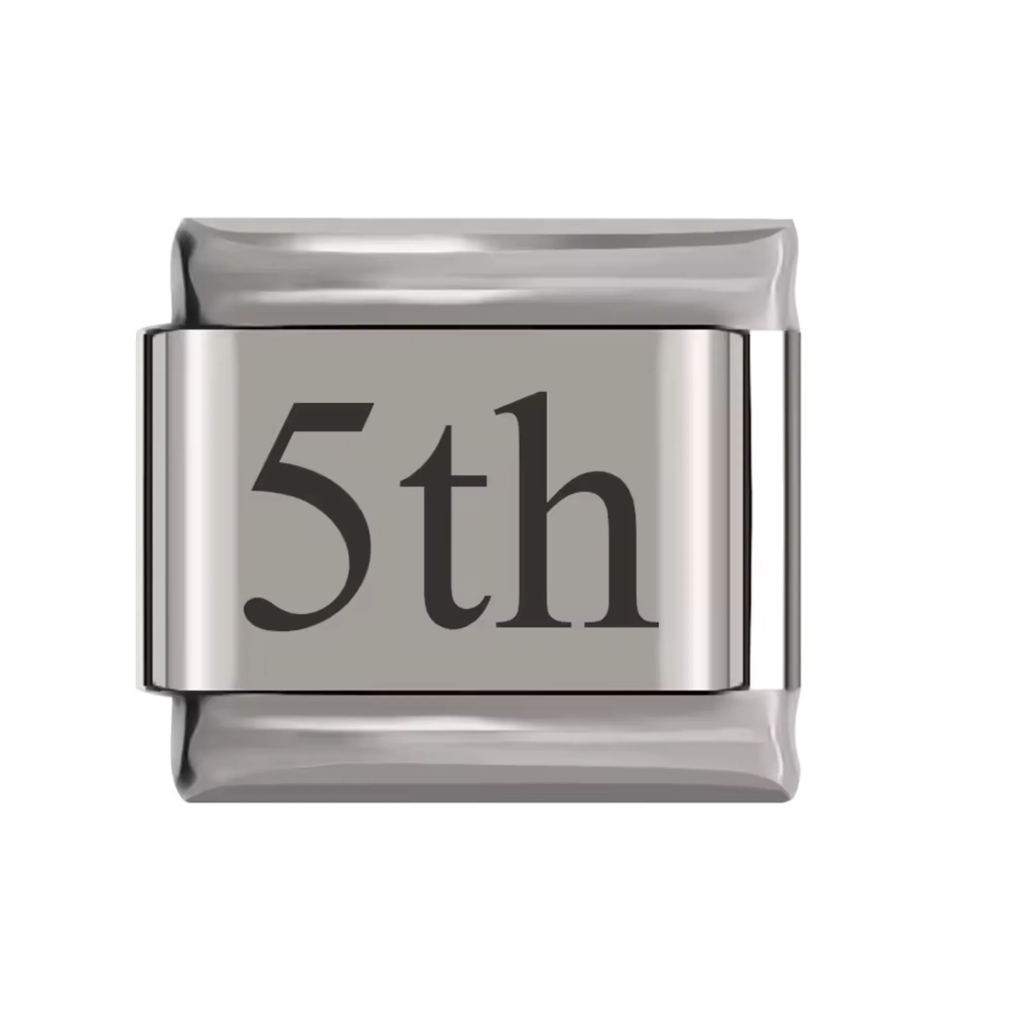 Italian Charm – Silver Number (1st to 31st) - Image 6