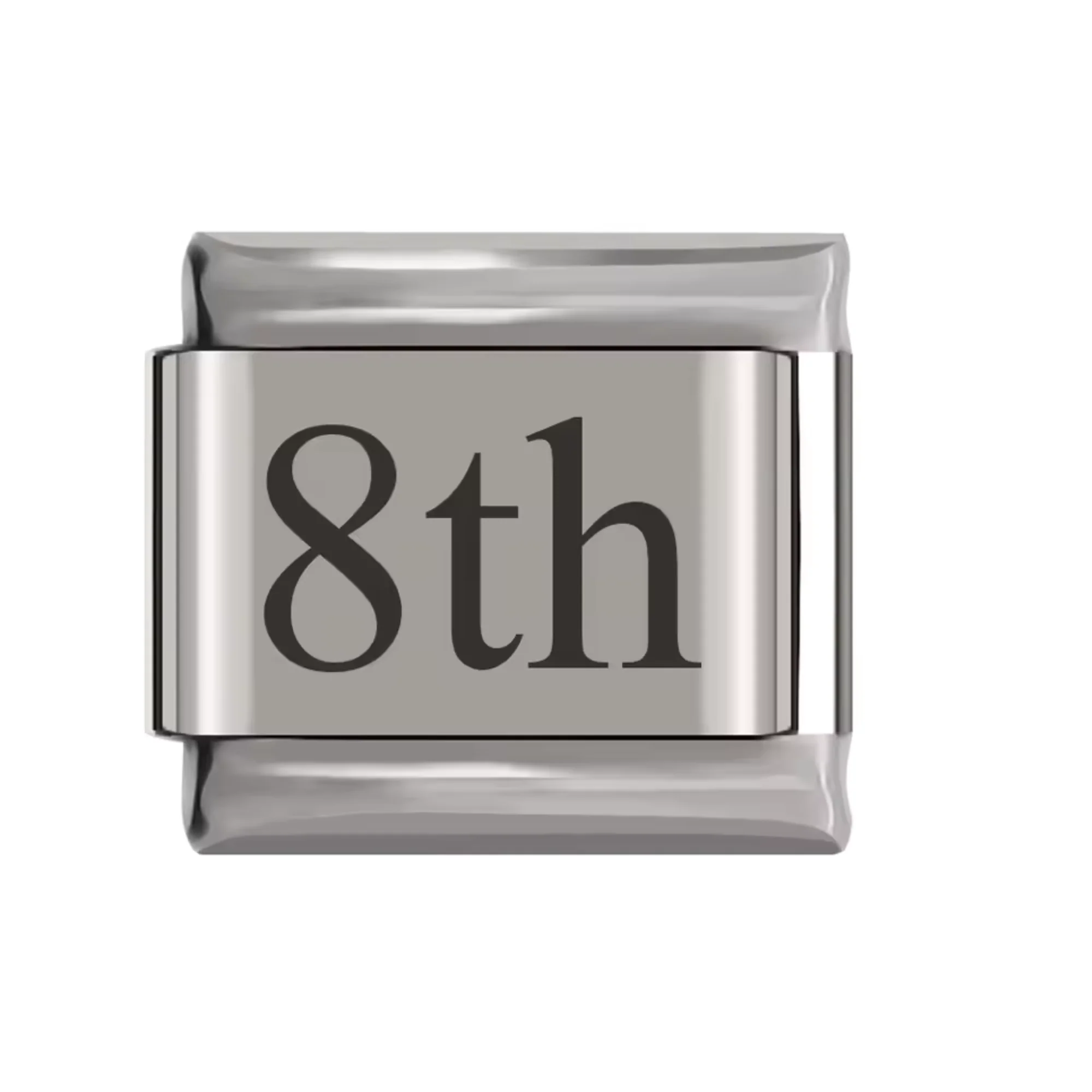Italian Charm – Silver Number (1st to 31st) - Image 9