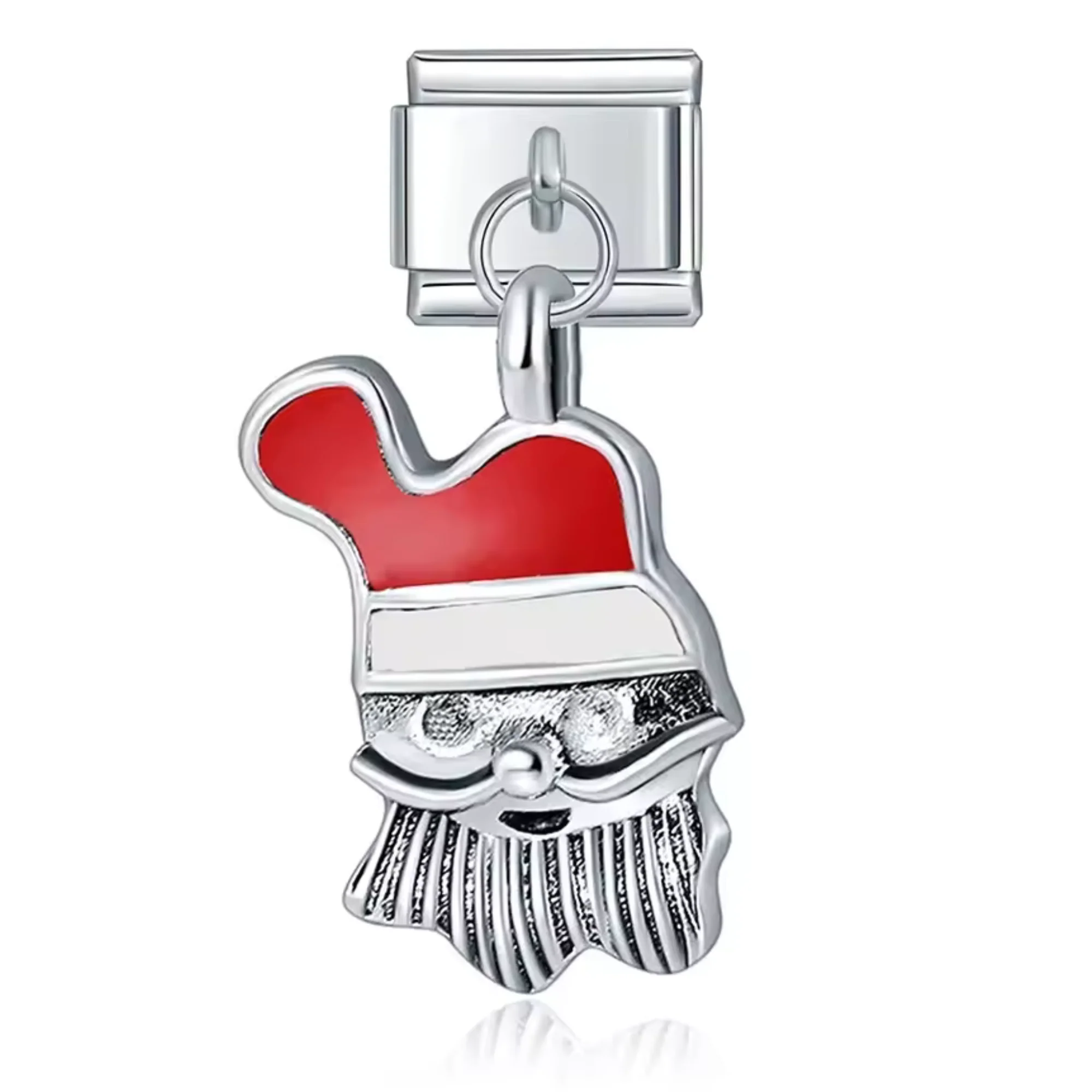 Italian Charm Pendant – Santa Claus - 2 versions available