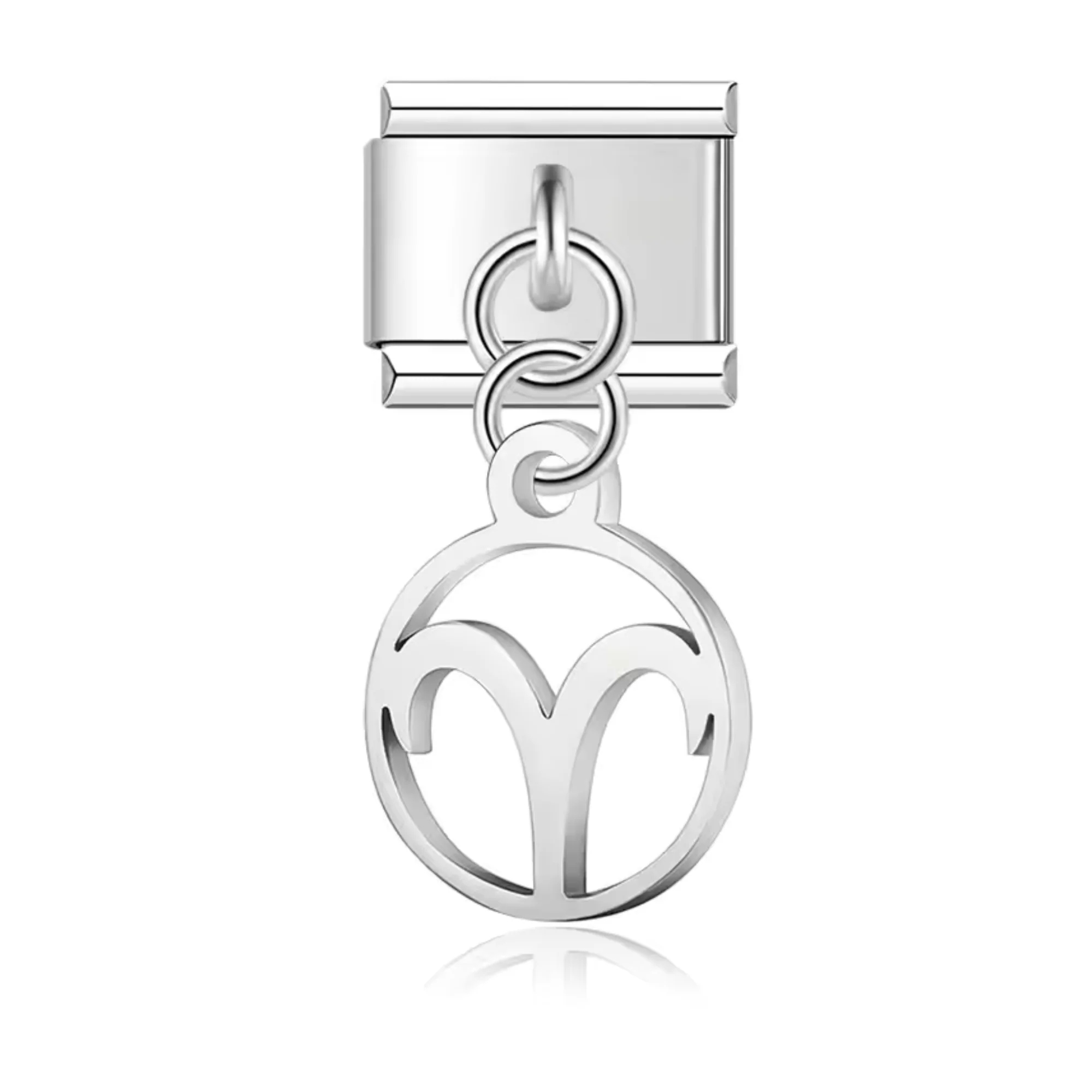 Italian Charm - Silver Zodiac Sign Pendant - Image 13