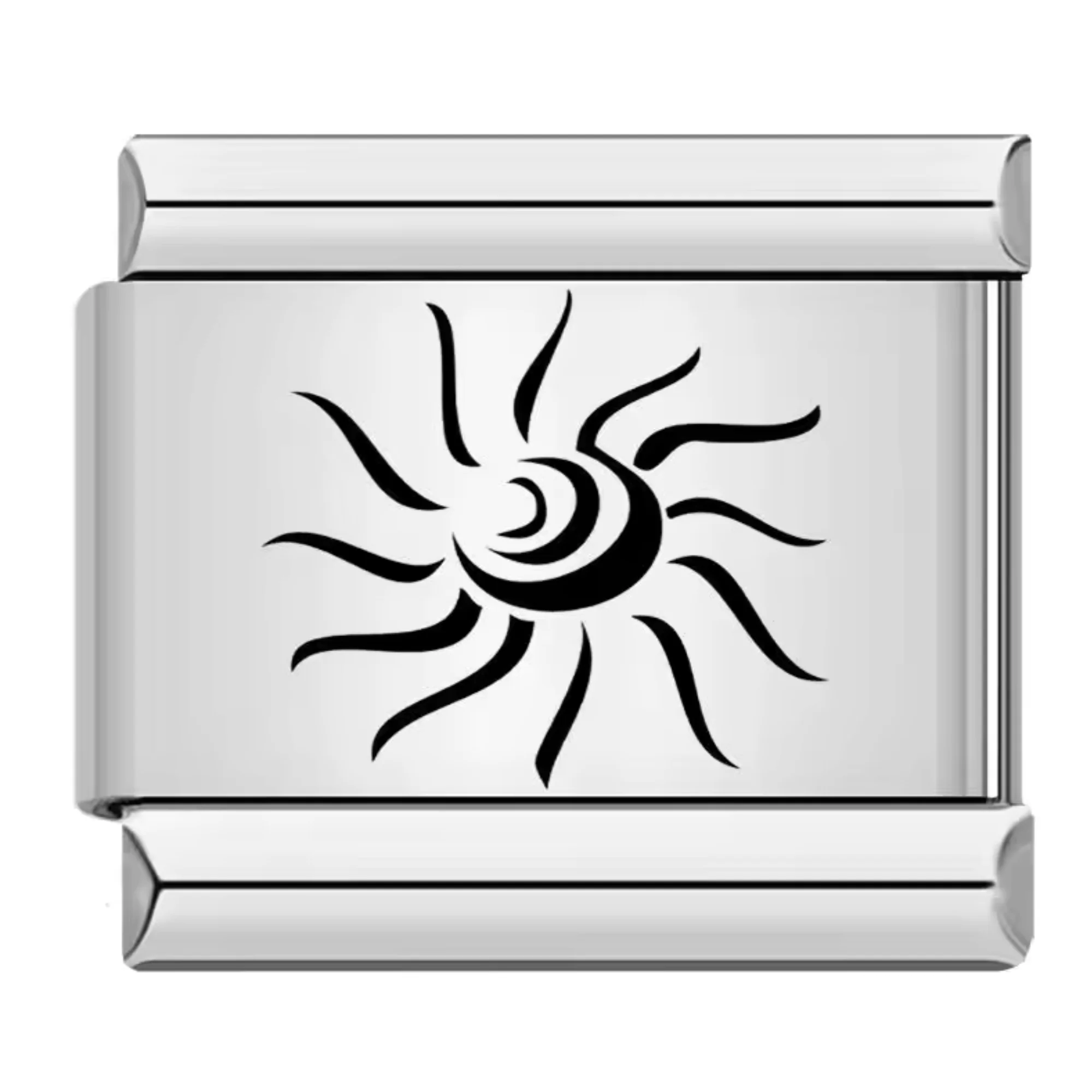 Italian Charm – Silver Sun