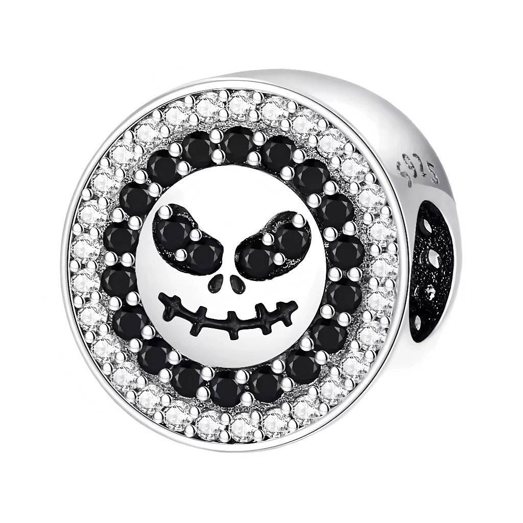 Charm – Jack Round Rhinestone