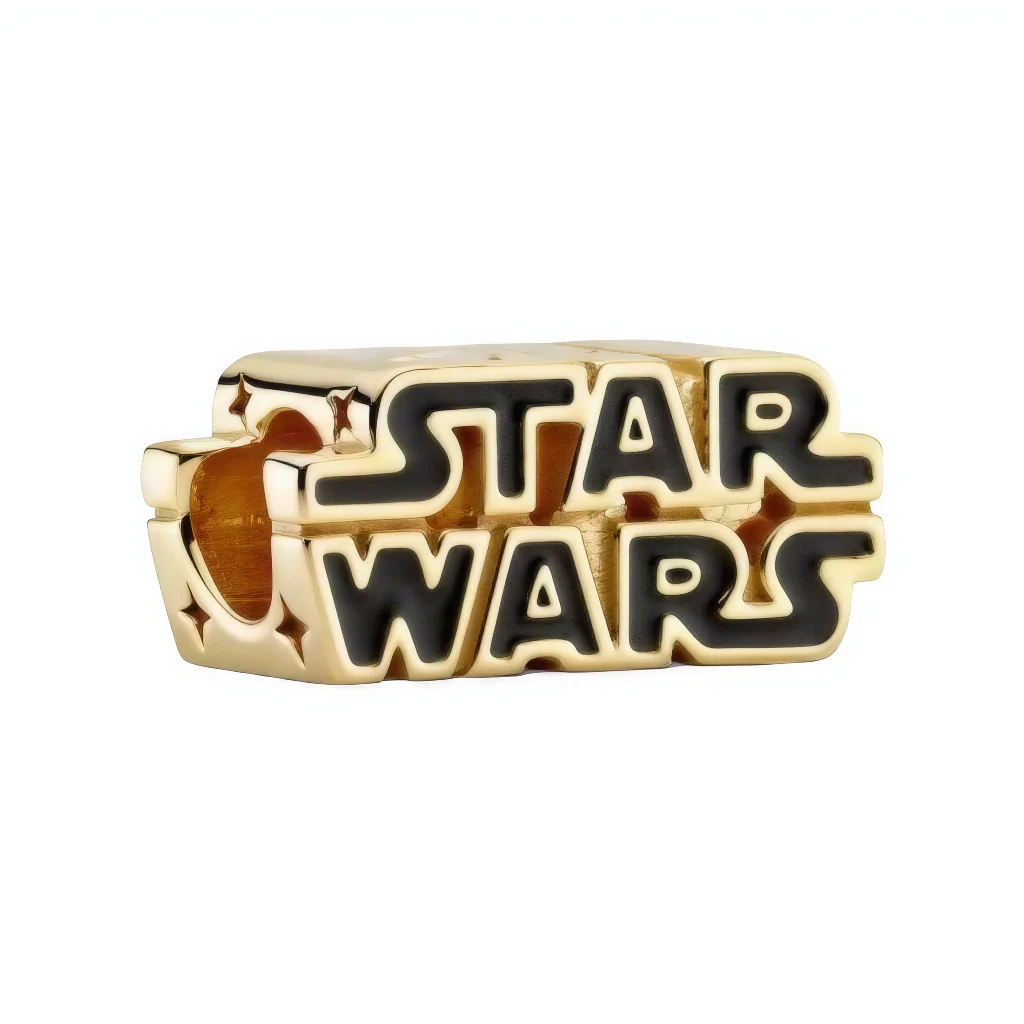 Star Wars Gold Logo Charm 