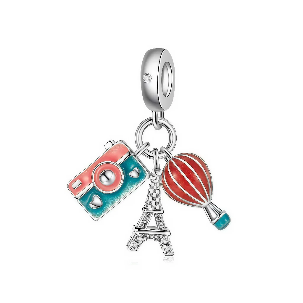 Charm Pendant - Luminous Parisian Adventure