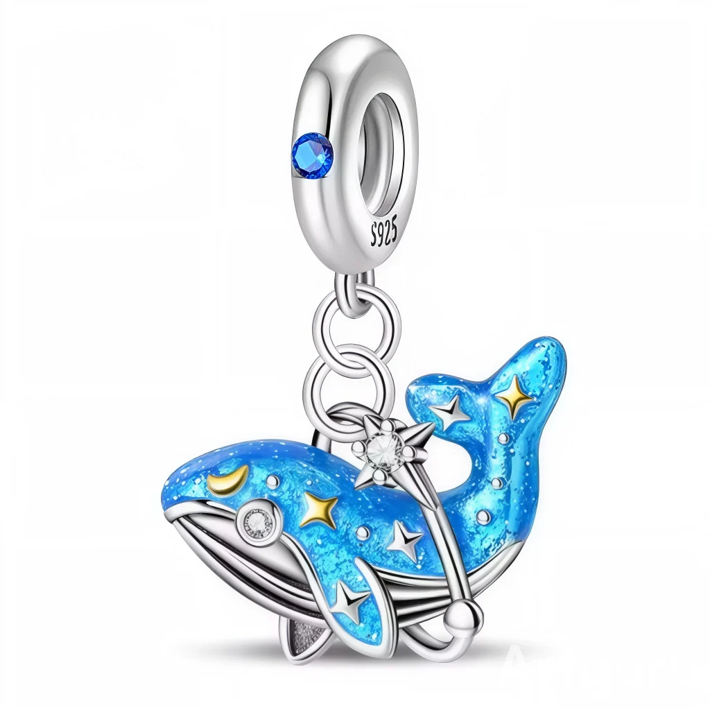 Pendant Charm - Starry Whale