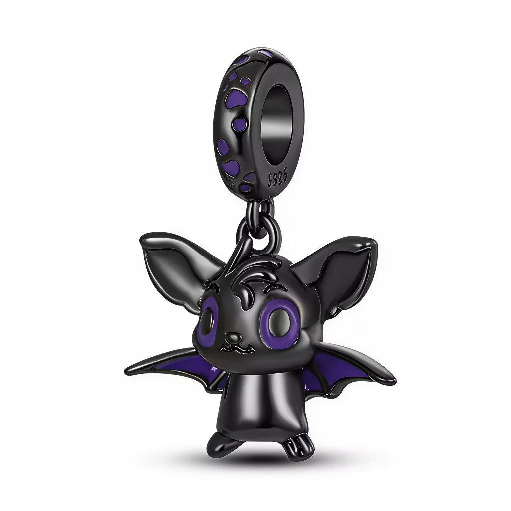 Kawaii Black Bat Pendant Charm