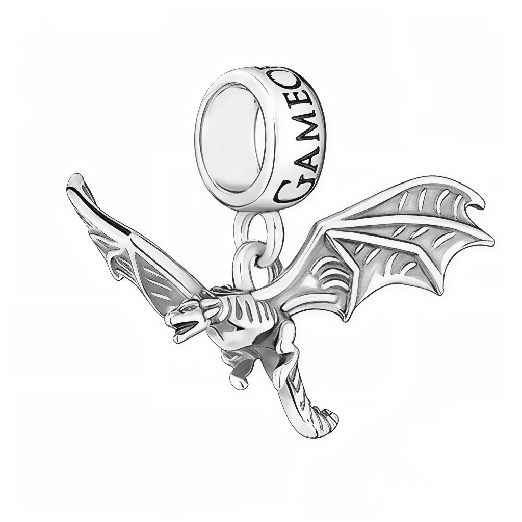 Charm Pendant – Winged Dragon
