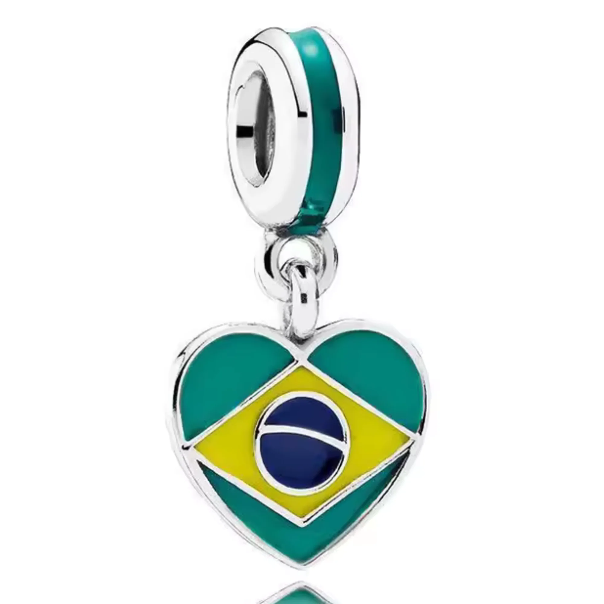Charm Pendant - Heart Flag (14 Countries Available) - Image 12