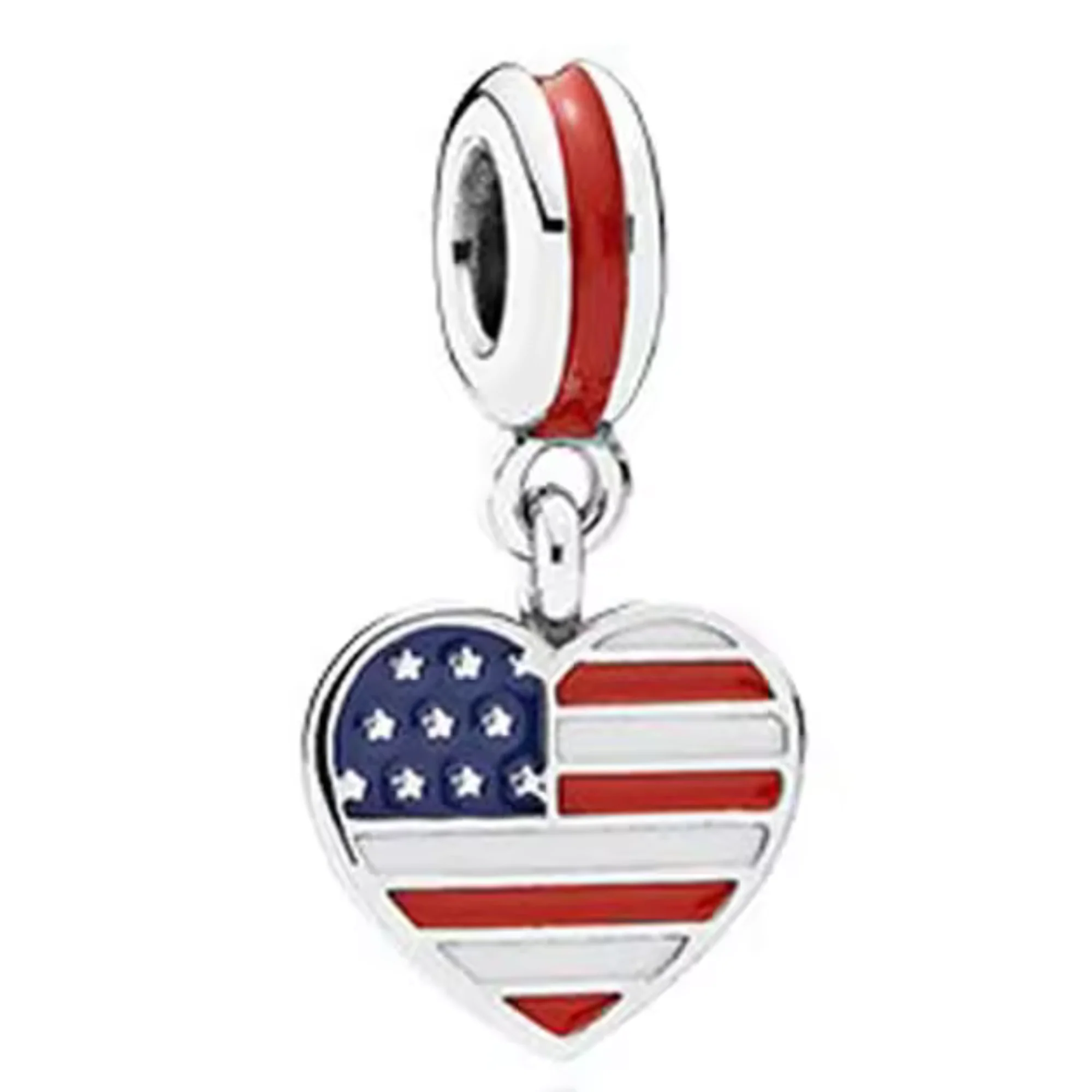 Charm Pendant - Heart Flag (14 Countries Available) - Image 14