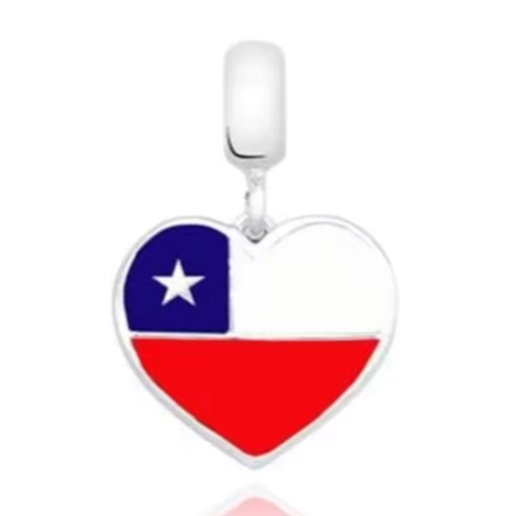 Charm Pendant - Heart Flag (14 Countries Available) - Image 16