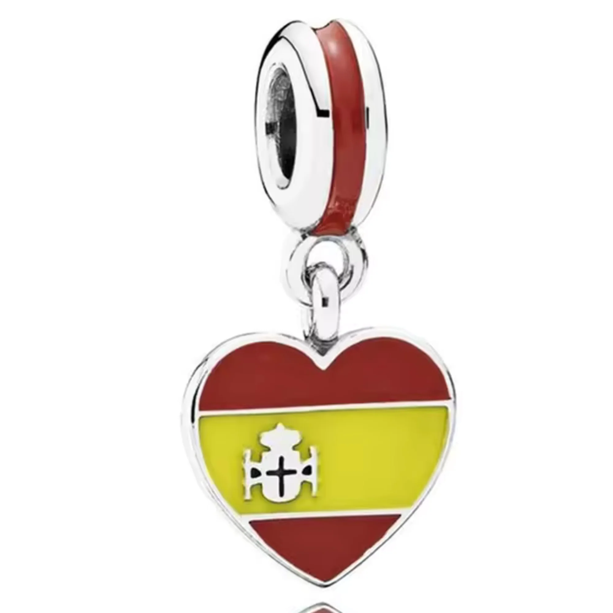 Charm Pendant - Heart Flag (14 Countries Available) - Image 7
