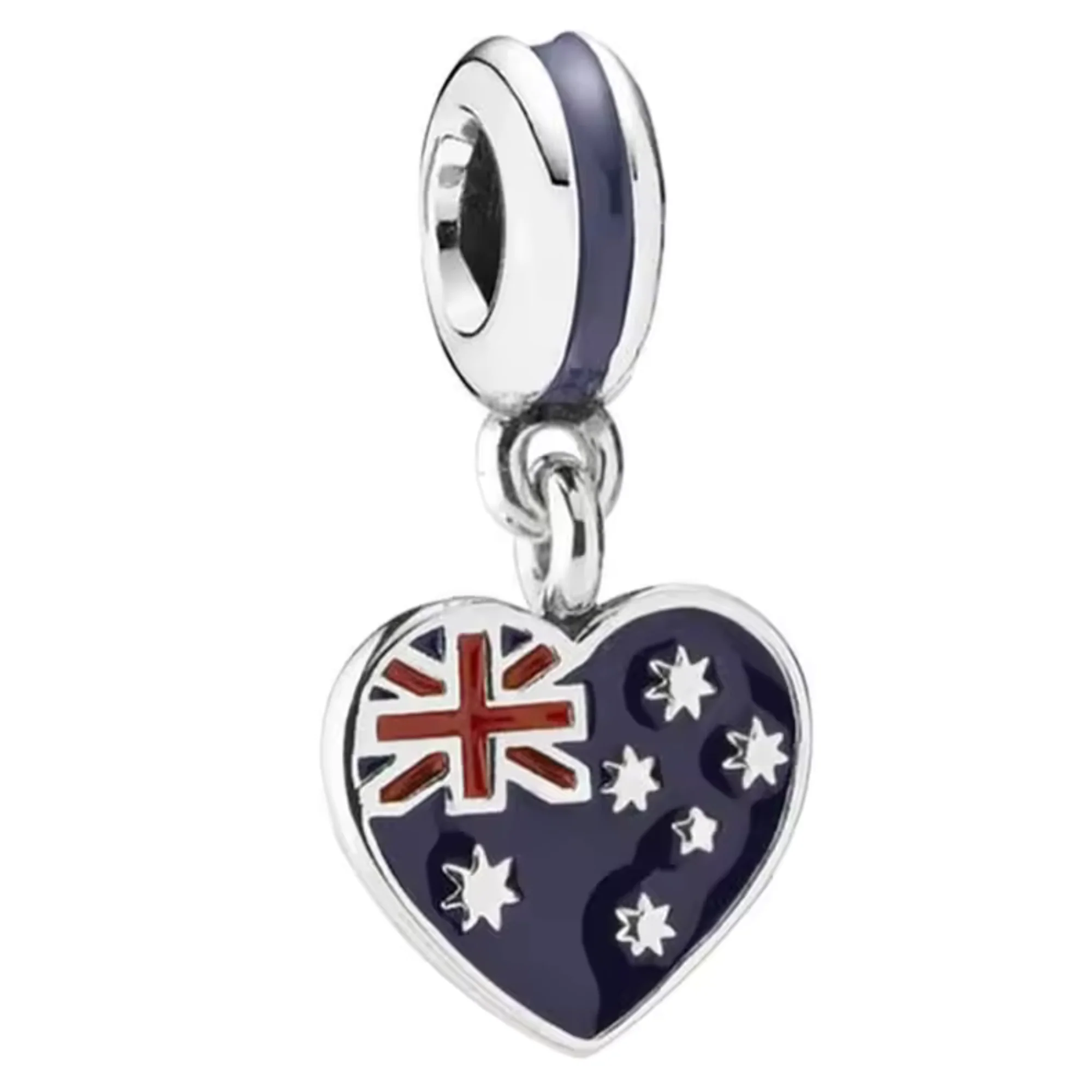 Charm Pendant - Heart Flag (14 Countries Available) - Image 8