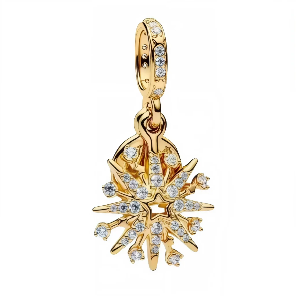 Explosive Star Charm Pendant