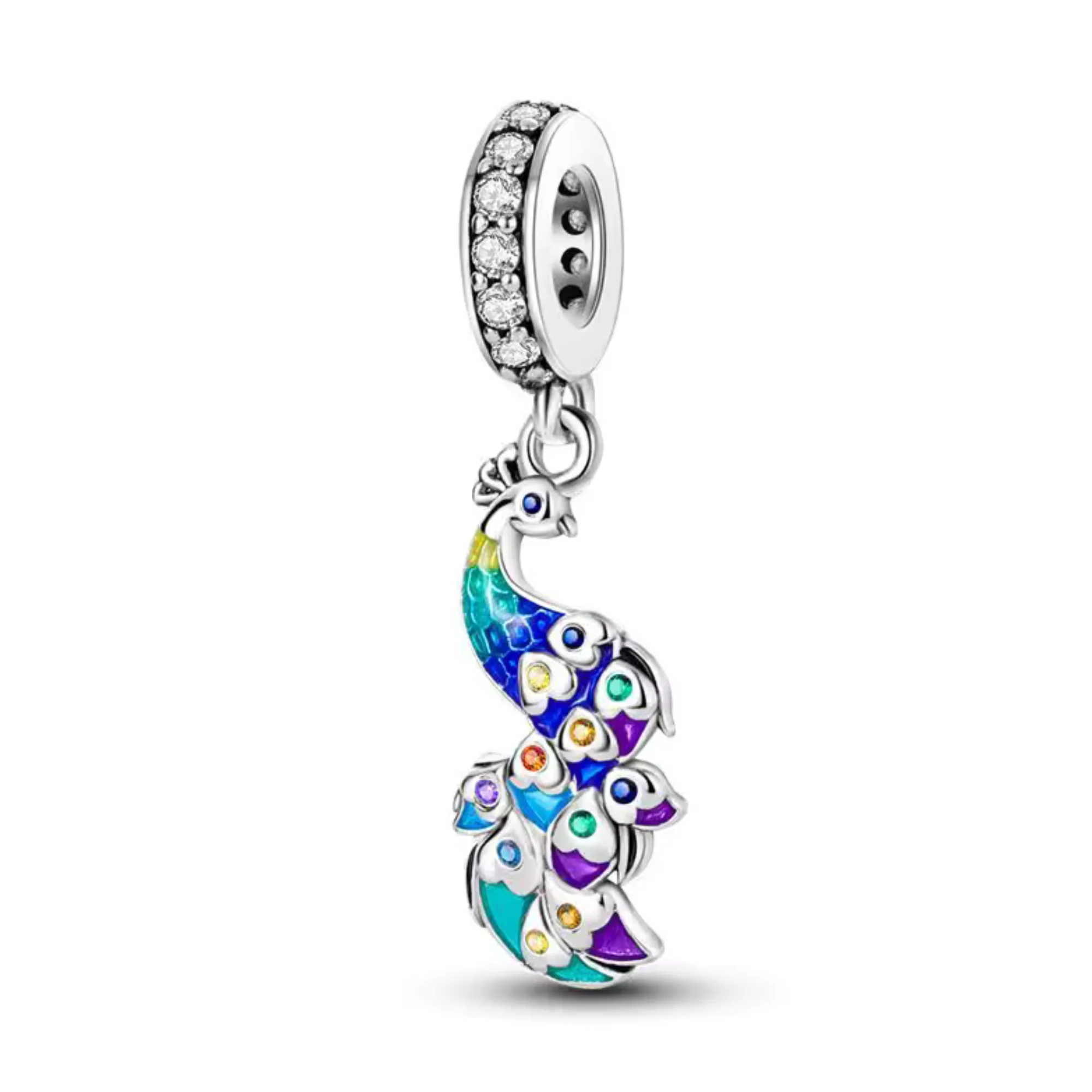 Charm Pendant - Peacock