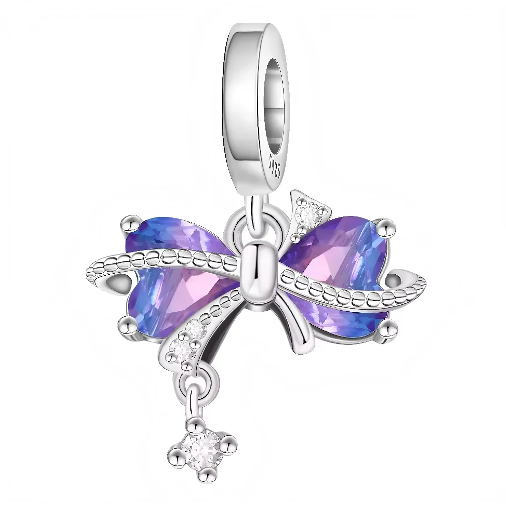 Charm Pendant - Ribbon Butterfly 