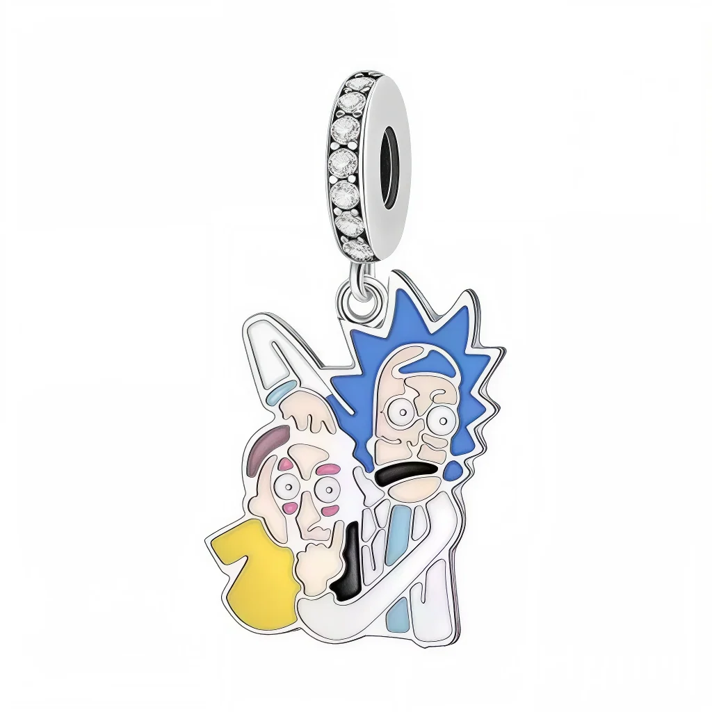 Charm Pendant – Rick Opens Morty's Eyes | Rick and Morty