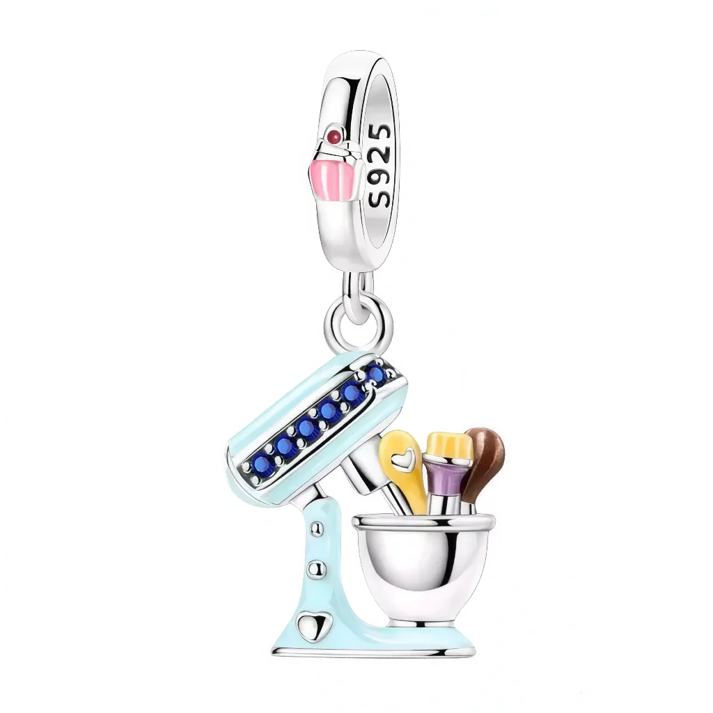 Charm Pendant - Pastry Robot 