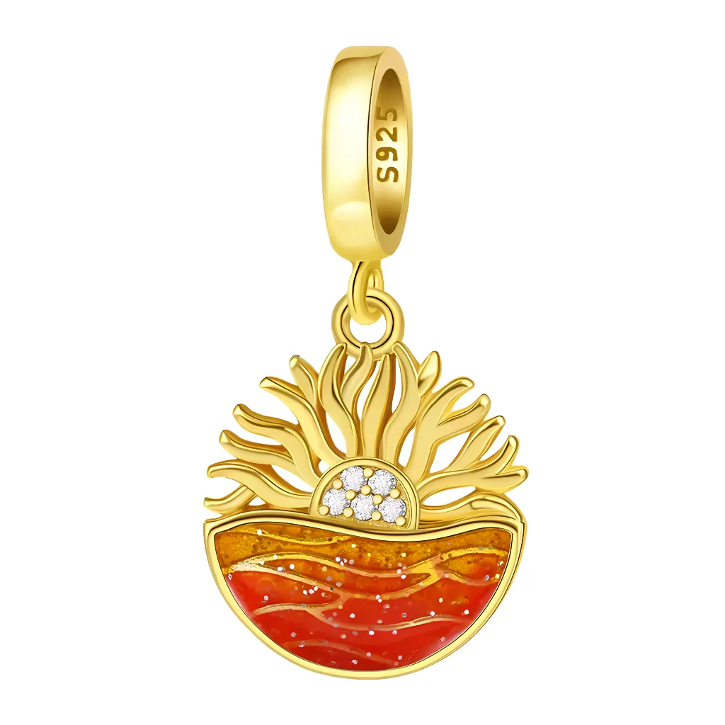 Charm Pendant – Rising Sun