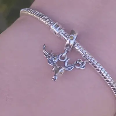 Charm Pendant - Deer Head - Image 3