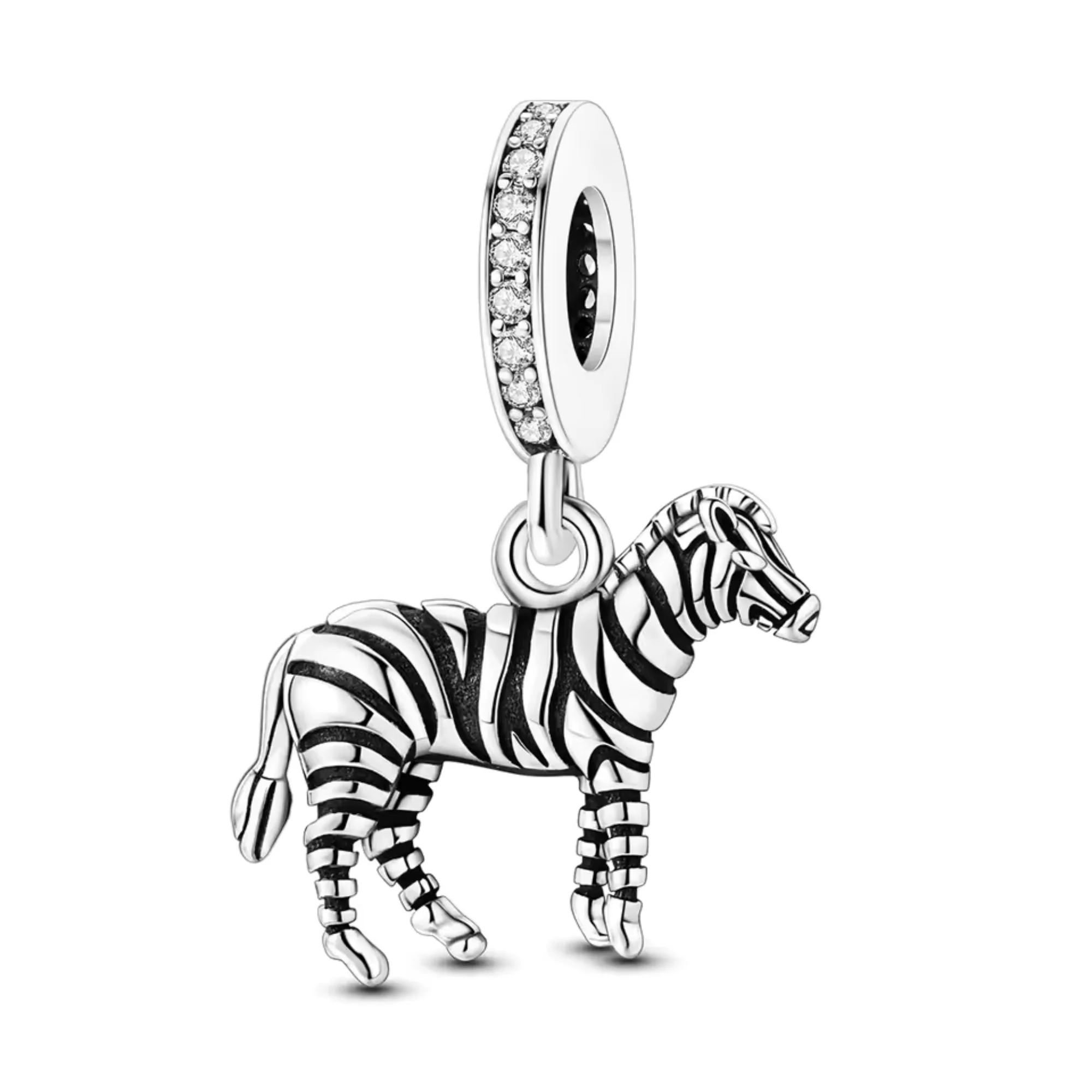 Charm Pendant - Zebra