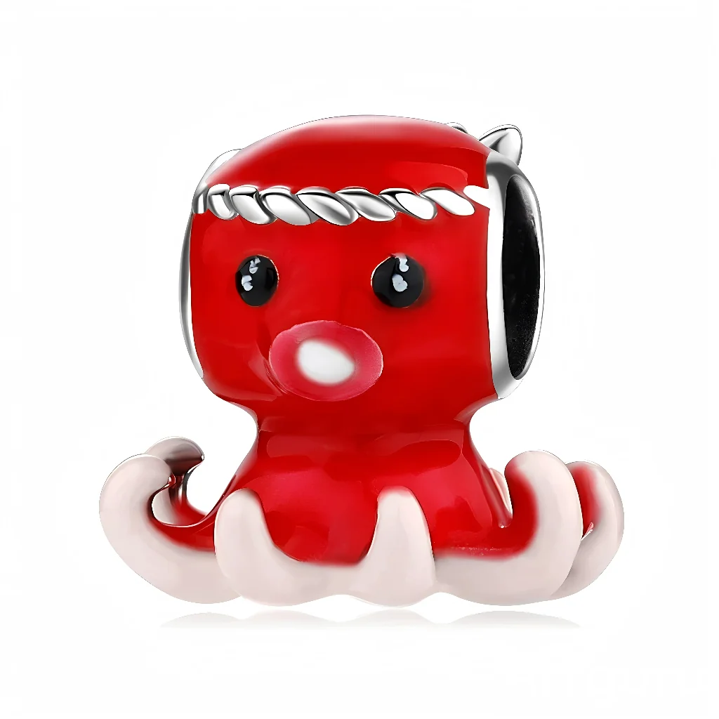 Charm - Red Octopus