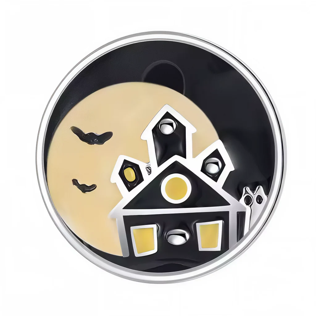 Charm - Round House with Glow in the Dark Bat