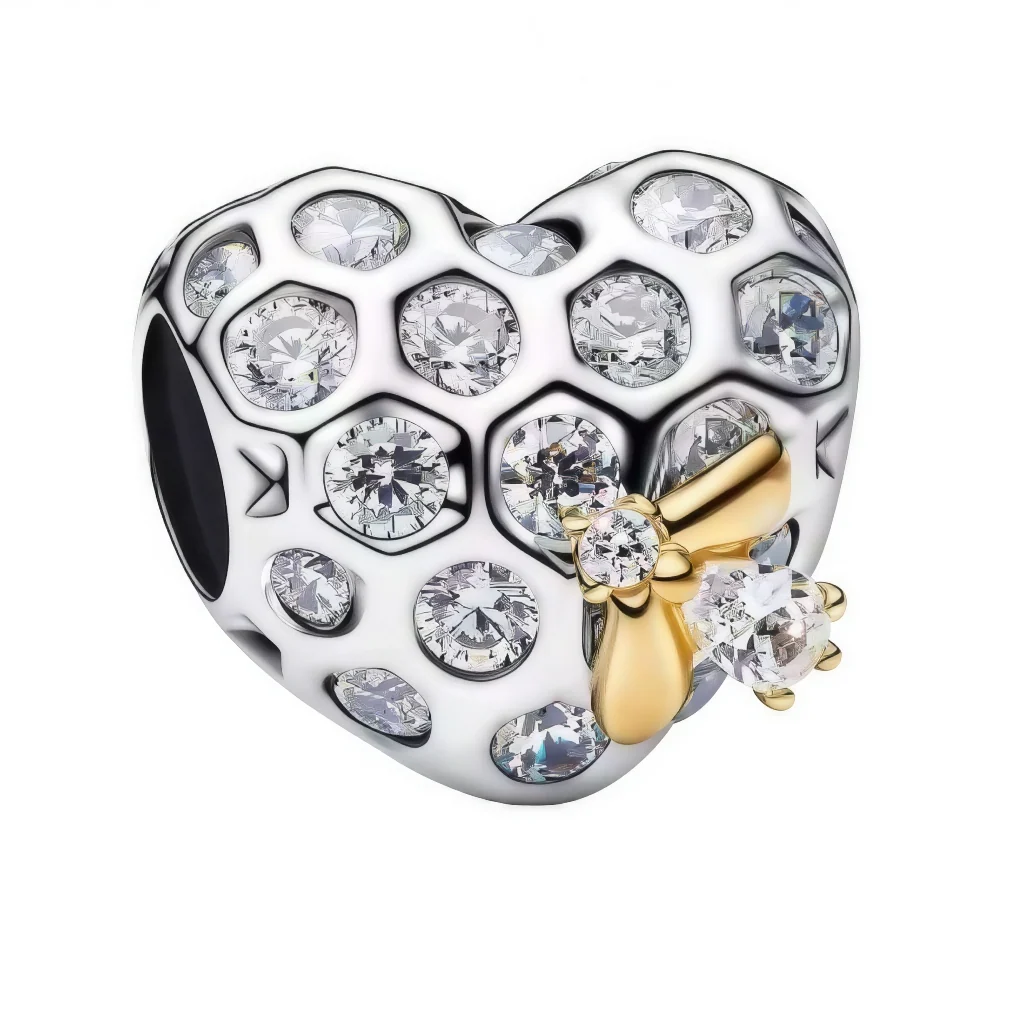 Charm – Bumblebee Heart Hive