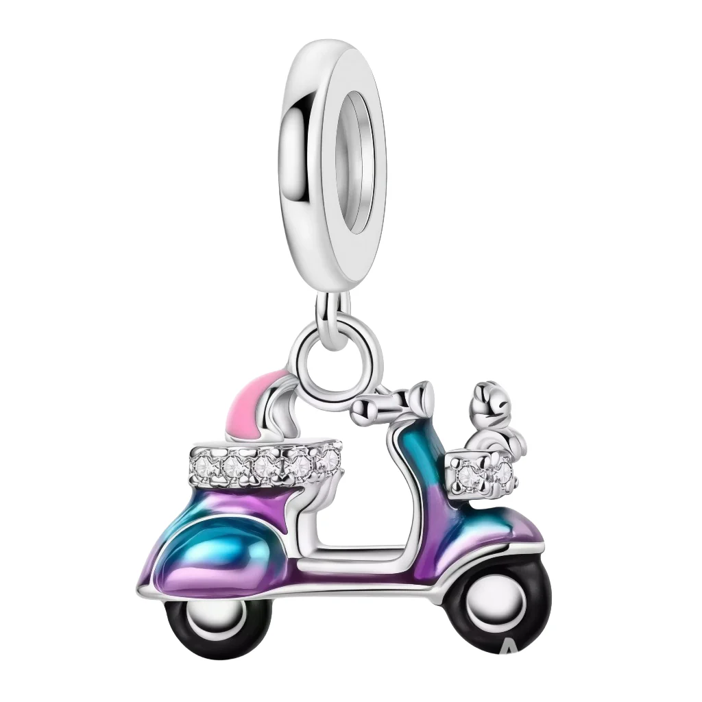 Pink Scooter Charm